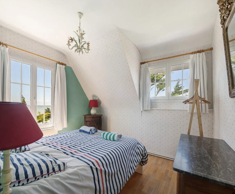 Groene slaapkamer